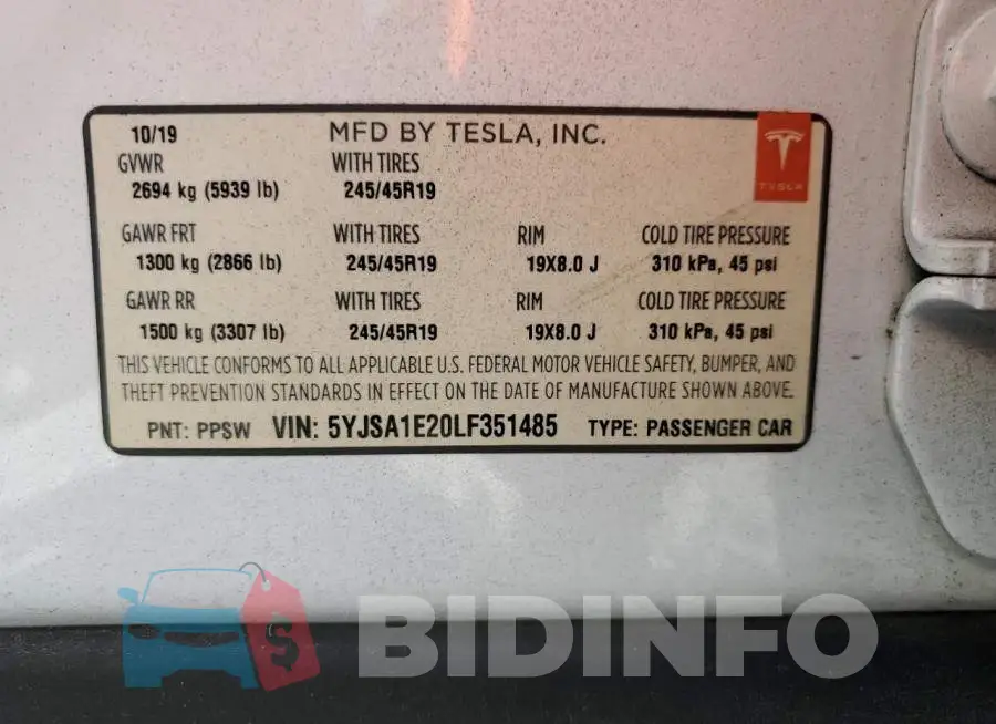5YJSA1E20LF351485 Photo# 12