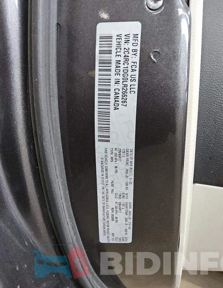 2C4RC1DG0LR266267 Photo# 13