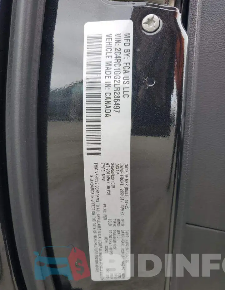 2C4RC1GG2LR286497 Photo# 13