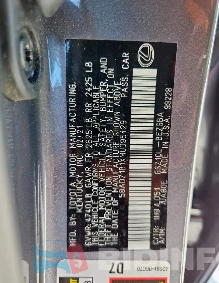 58ADZ1B1XMU095429 Photo# 13
