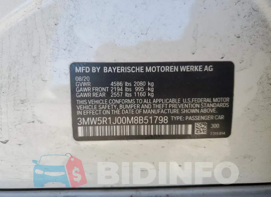 3MW5R1J00M8B51798 Photo# 12