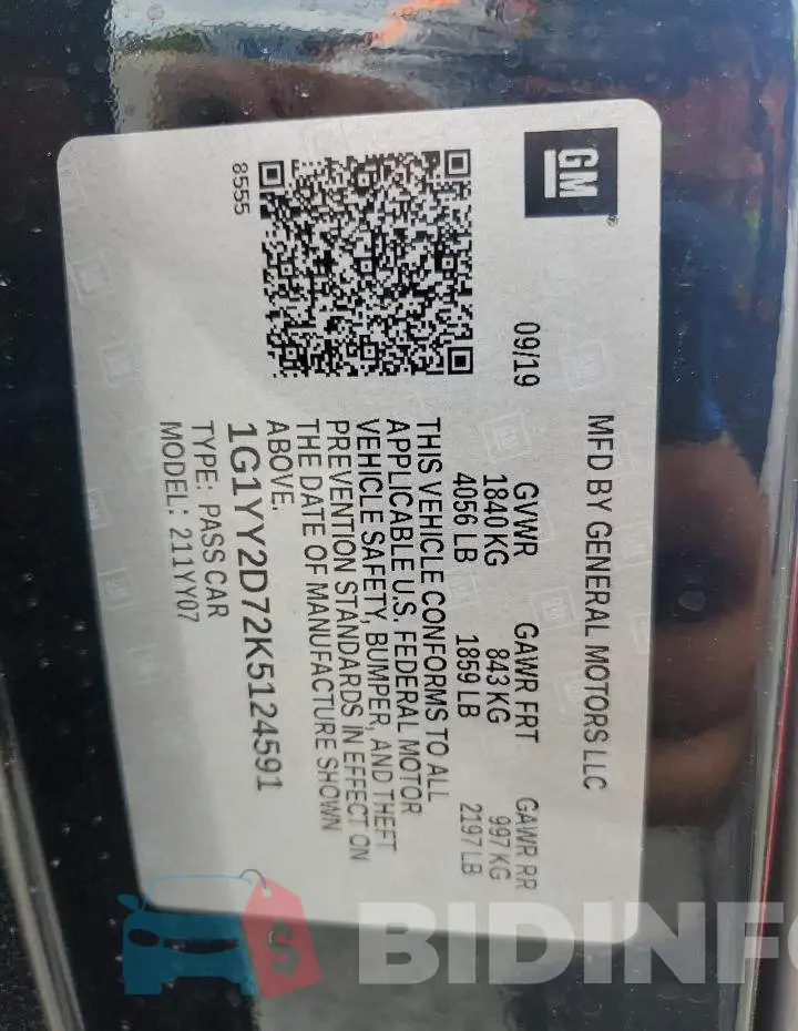 1G1YY2D72K5124591 Photo# 12