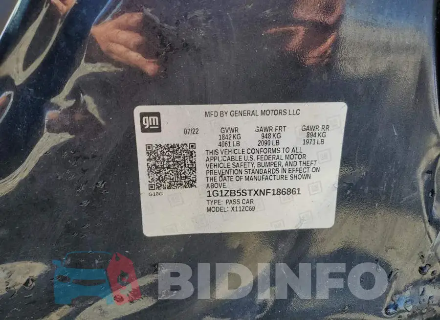 1G1ZB5STXNF186861 Photo# 13