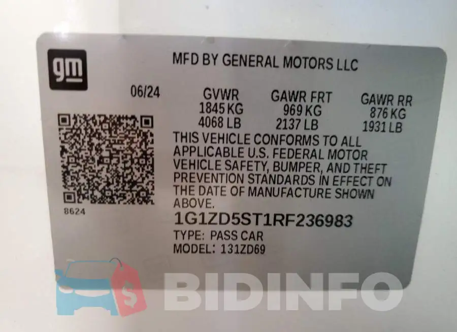 1G1ZD5ST1RF236983 Photo# 13