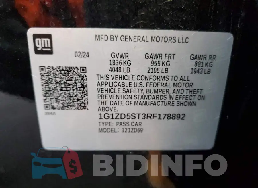 1G1ZD5ST3RF178892 Photo# 12