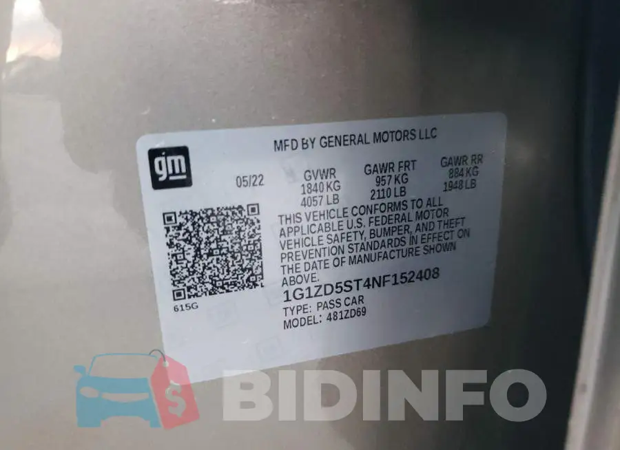 1G1ZD5ST4NF152408 Photo# 12