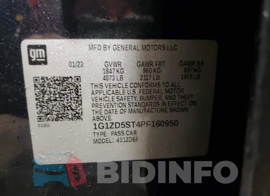 1G1ZD5ST4PF160950 Photo# 12