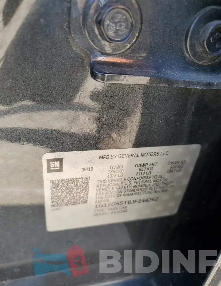 1G1ZD5ST8JF244292 Photo# 12