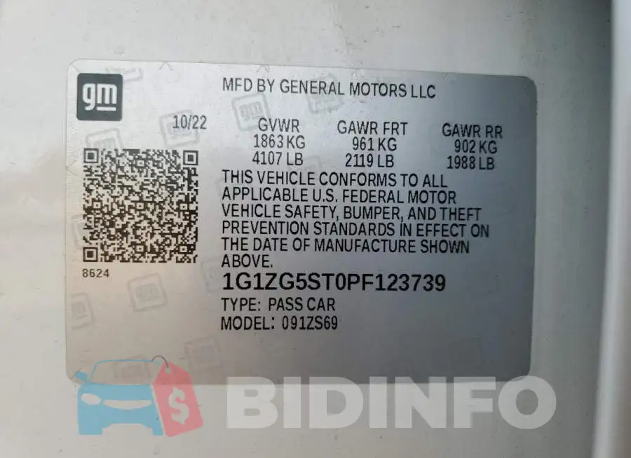 1G1ZG5ST0PF123739 Photo# 12