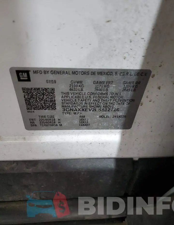 3GNAXXEV2LS512716 Photo# 13