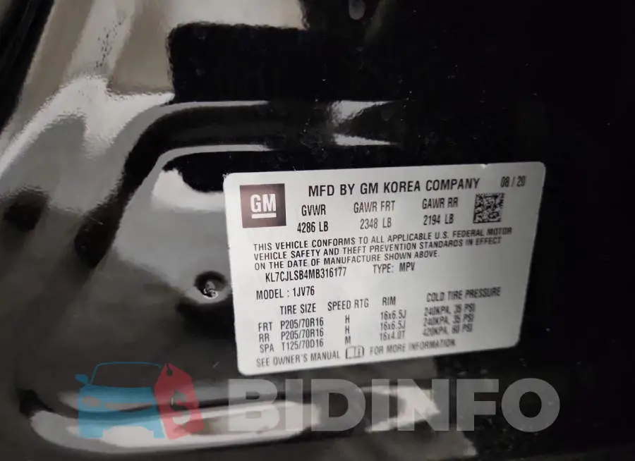 KL7CJLSB4MB316177 Photo# 13