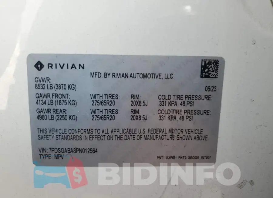 7PDSGABA8PN012564 Photo# 13