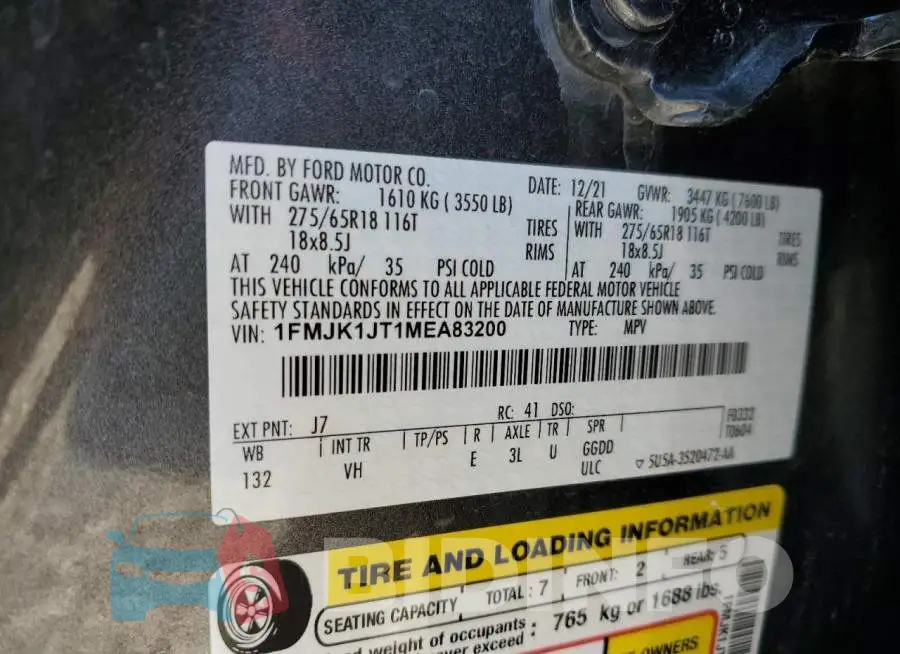 1FMJK1JT1MEA83200 Photo# 13