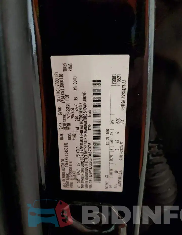 1FTEW1EG2GFA67075 Photo# 13