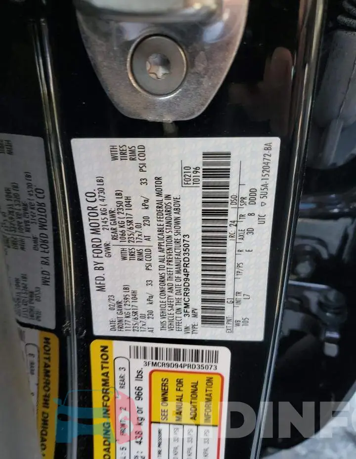3FMCR9D94PRD35073 Photo# 14