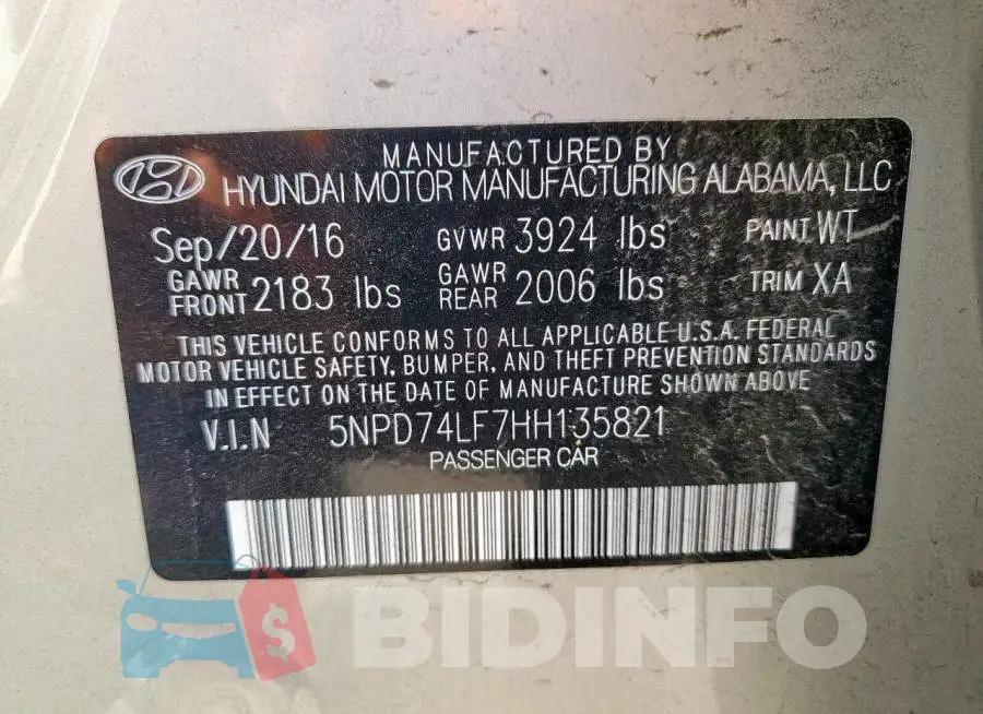 5NPD74LF7HH135821 Photo# 12