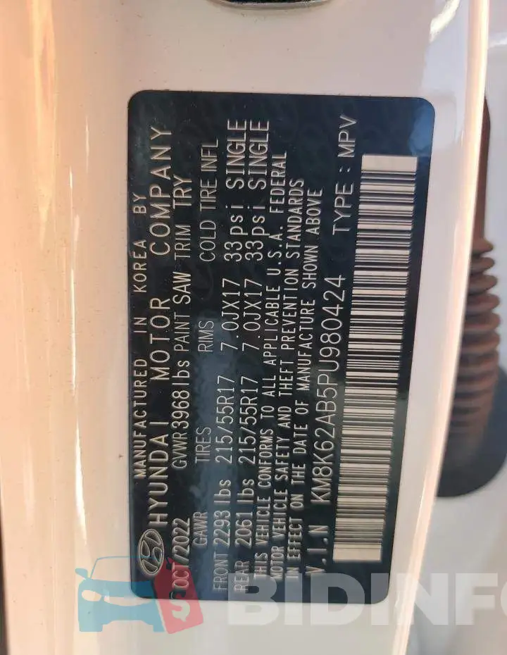 KM8K62AB5PU980424 Photo# 14