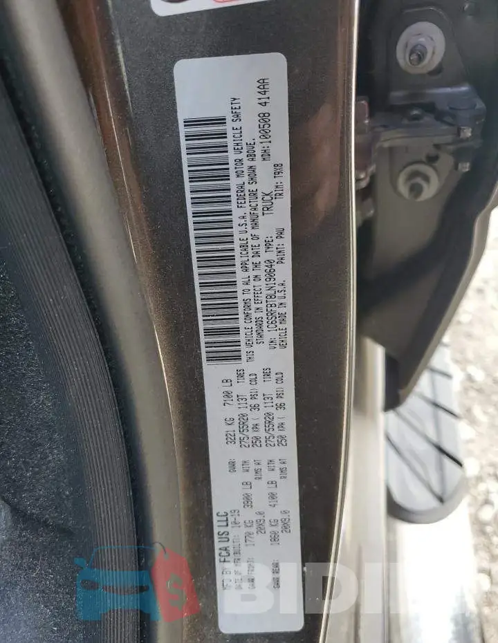 1C6SRFBT8LN190640 Photo# 12