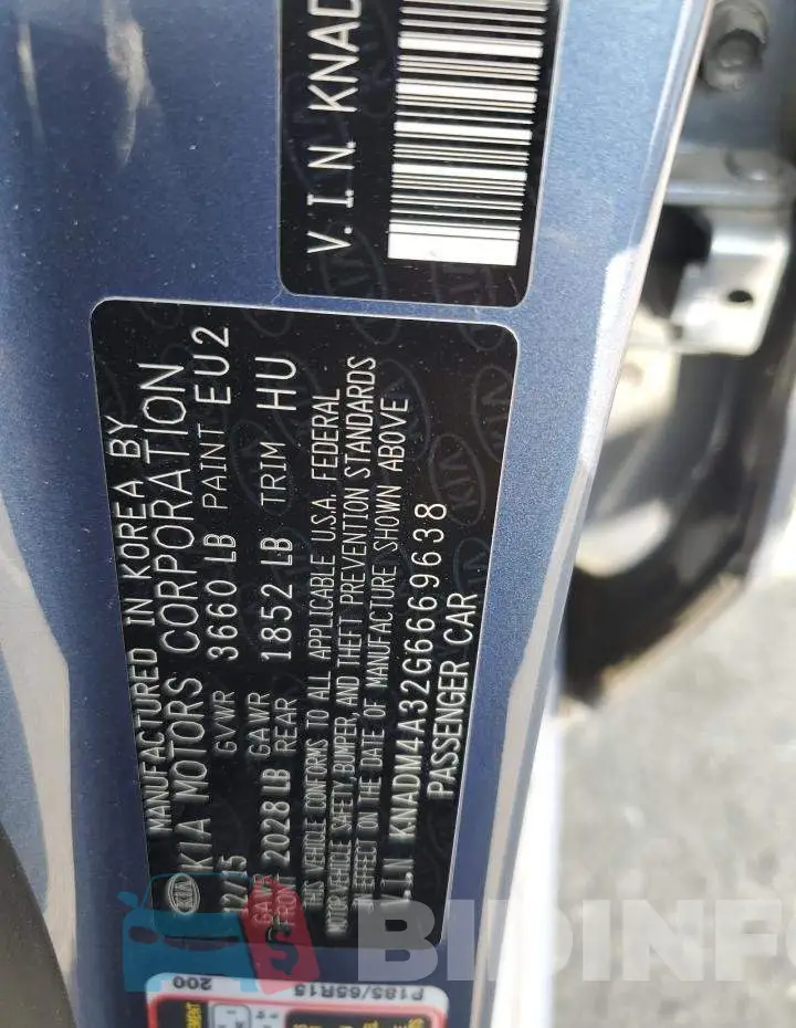 KNADM4A32G6669638 Photo# 12