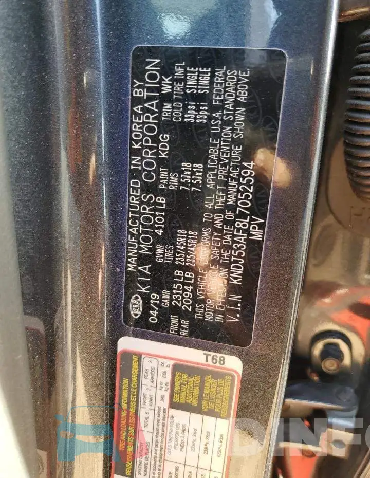 KNDJ53AF8L7052594 Photo# 12
