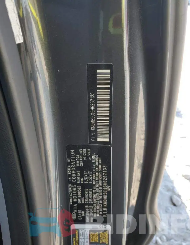 KNDMB5C16H6267133 Photo# 13