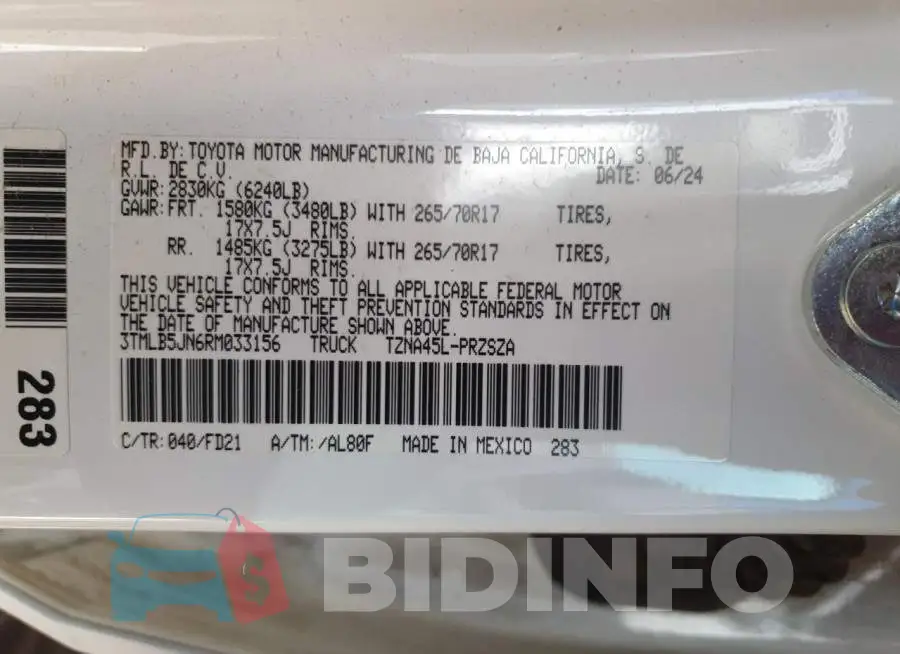 3TMLB5JN6RM033156 Photo# 12