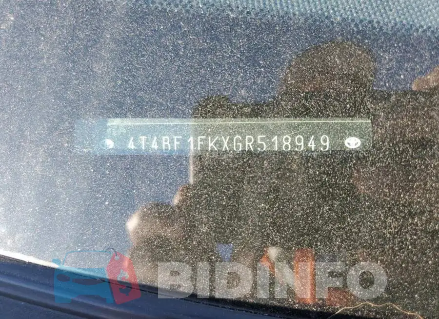 4T4BF1FKXGR518949 Photo# 12