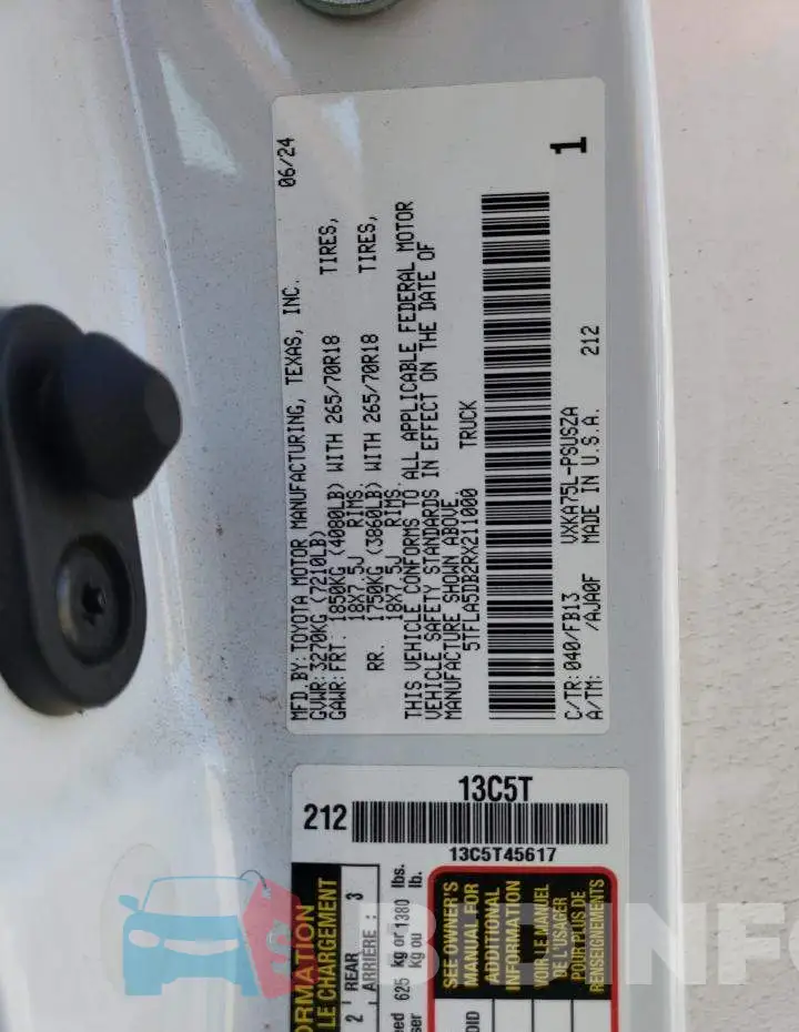 5TFLA5DB2RX211000 Photo# 12