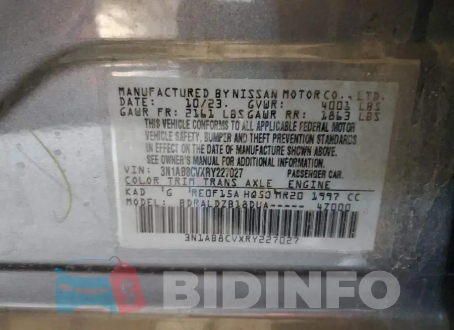 3N1AB8CVXRY227027 Photo# 12