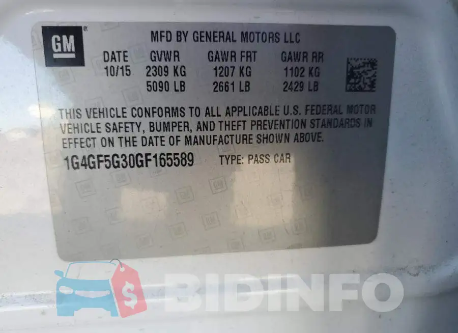 1G4GF5G30GF165589 Photo# 12