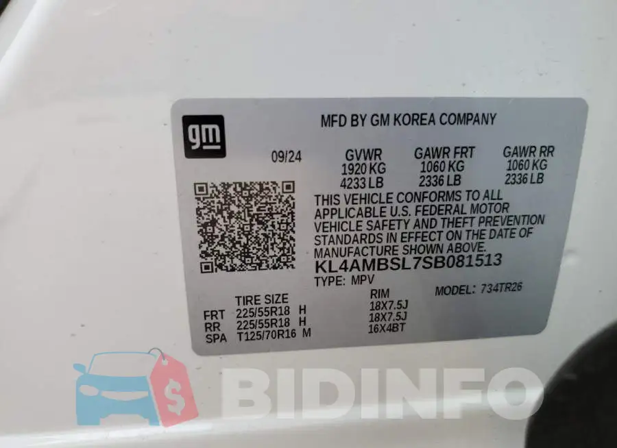 KL4AMBSL7SB081513 Photo# 13