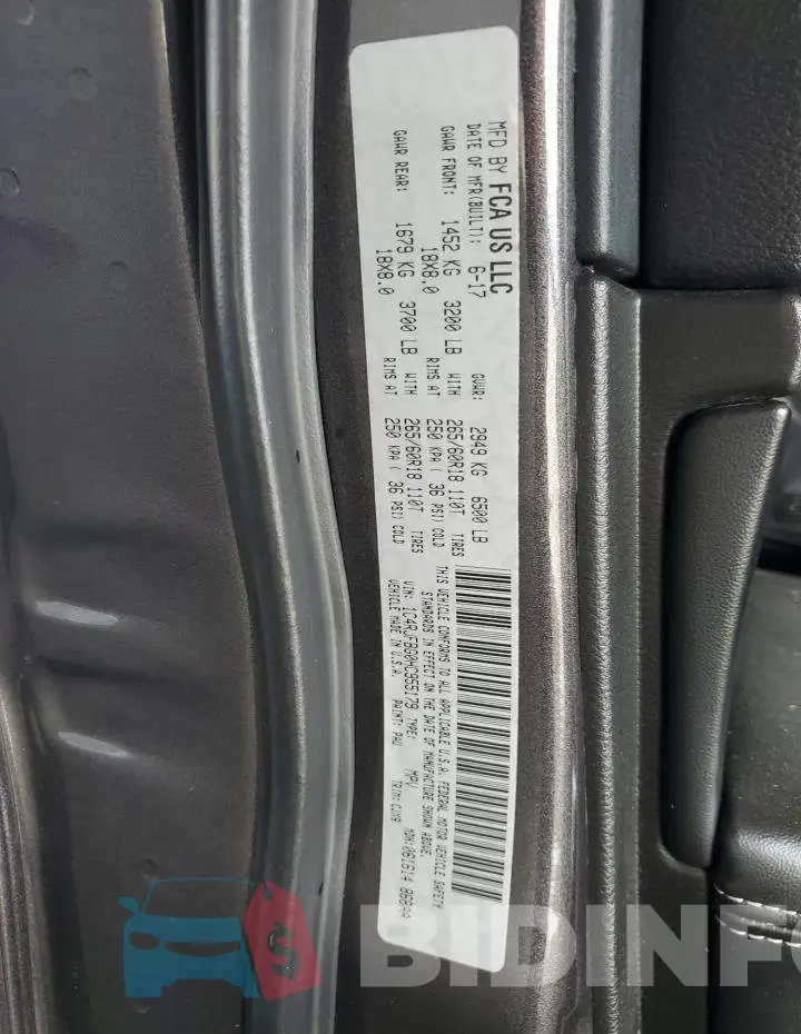 1C4RJFBG0HC955179 Photo# 13