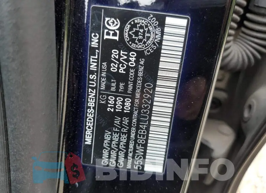 55SWF8EB4LU332920 Photo# 13