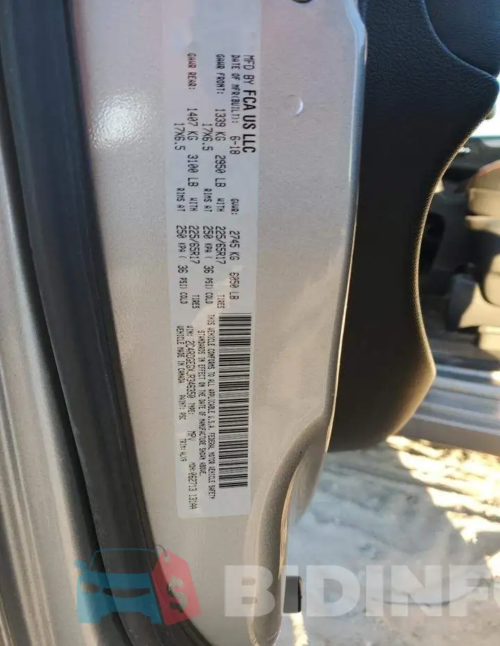2C4RDGEGXJR346350 Photo# 14