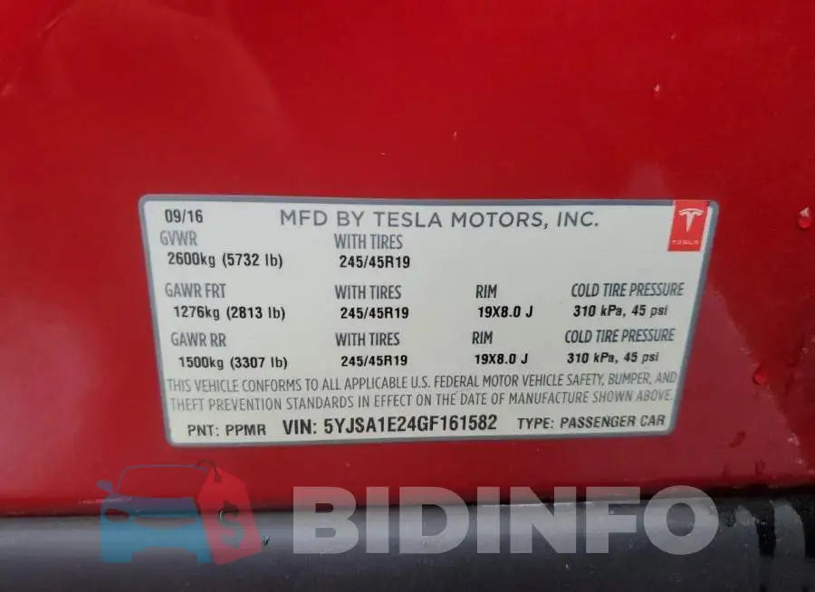 5YJSA1E24GF161582 Photo# 12
