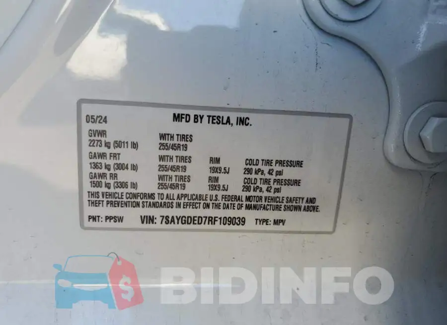 7SAYGDED7RF109039 Photo# 12