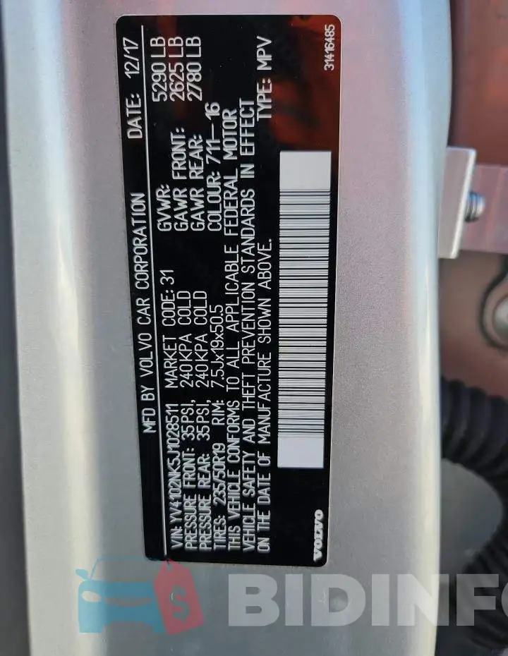 YV4102NK5J1028511 Photo# 13