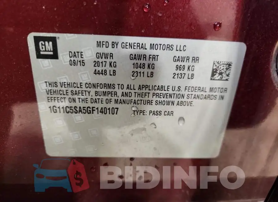 1G11C5SA5GF140107 Photo# 12