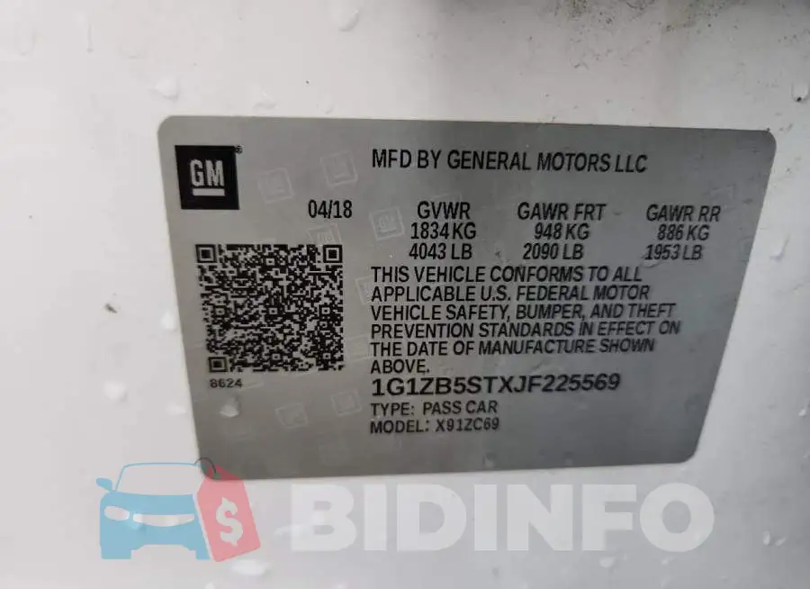 1G1ZB5STXJF225569 Photo# 12