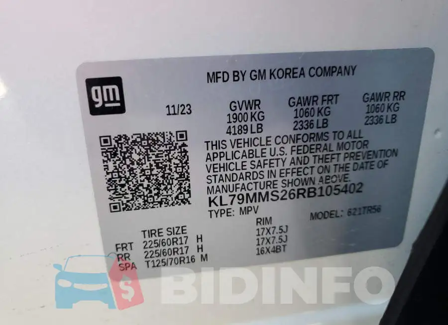 KL79MMS26RB105402 Photo# 14