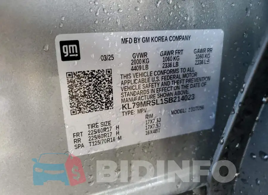 KL79MRSL1SB214023 Photo# 14