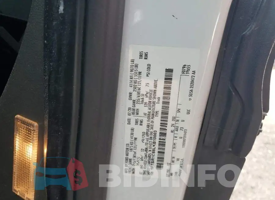 1FTBR1C88LKB10003 Photo# 12