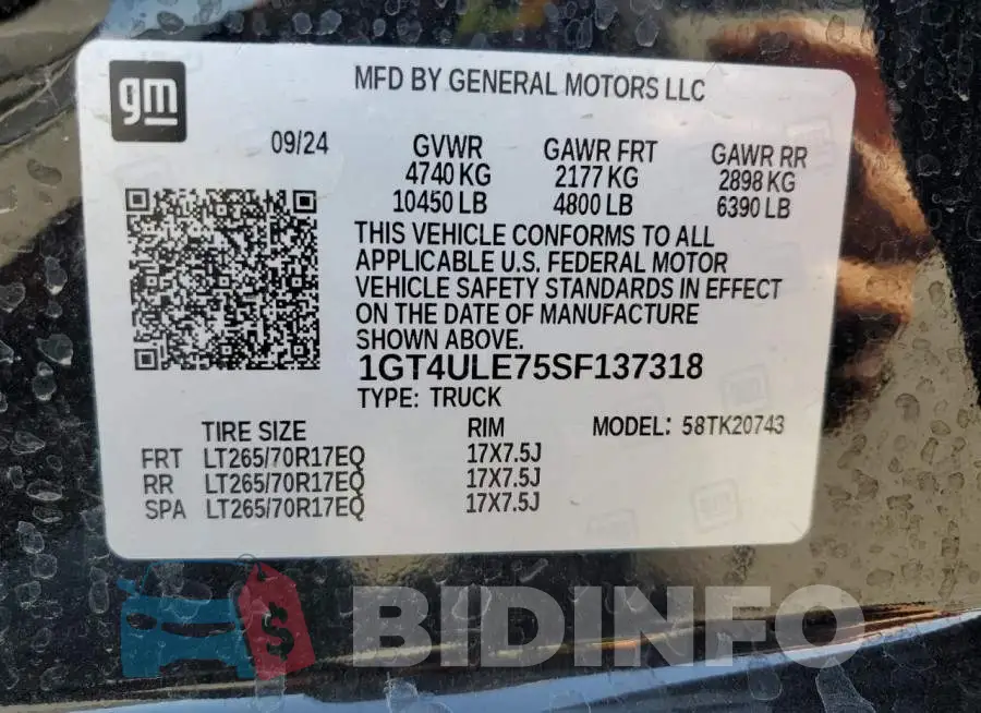 1GT4ULE75SF137318 Photo# 12