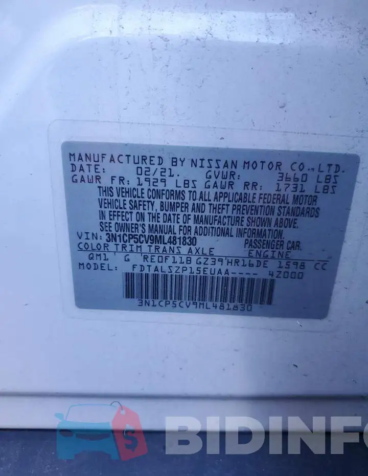 3N1CP5CV9ML481830 Photo# 13