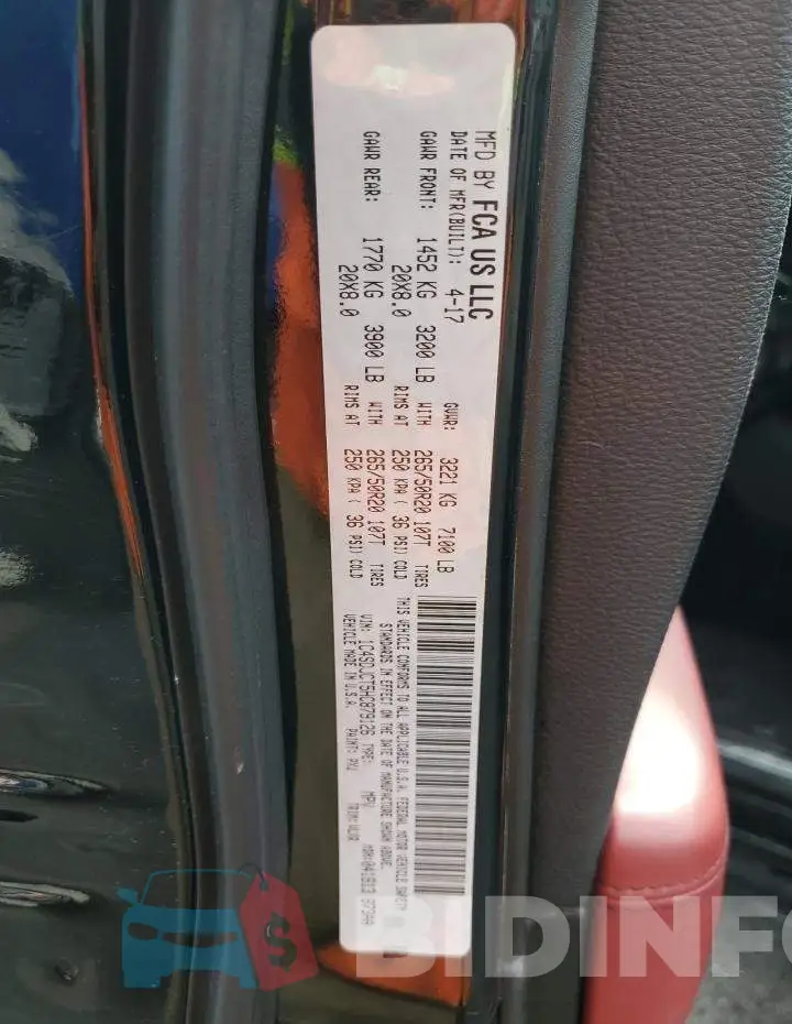 1C4SDJCT5HC879126 Photo# 14