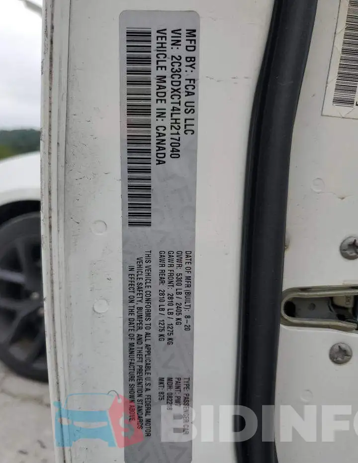 2C3CDXCT4LH217040 Photo# 12