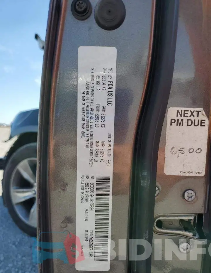 2C3CDXHG4JH155924 Photo# 13
