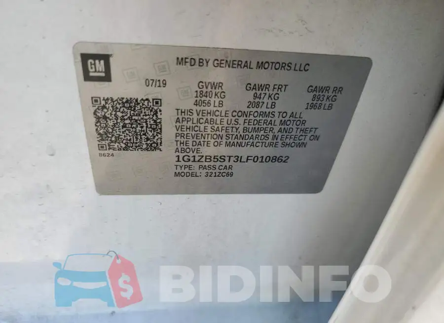 1G1ZB5ST3LF010862 Photo# 12