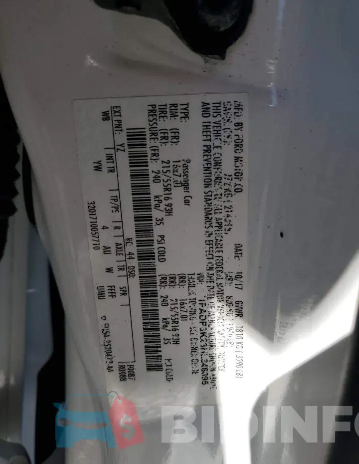 1FADP3K23HL346895 Photo# 12