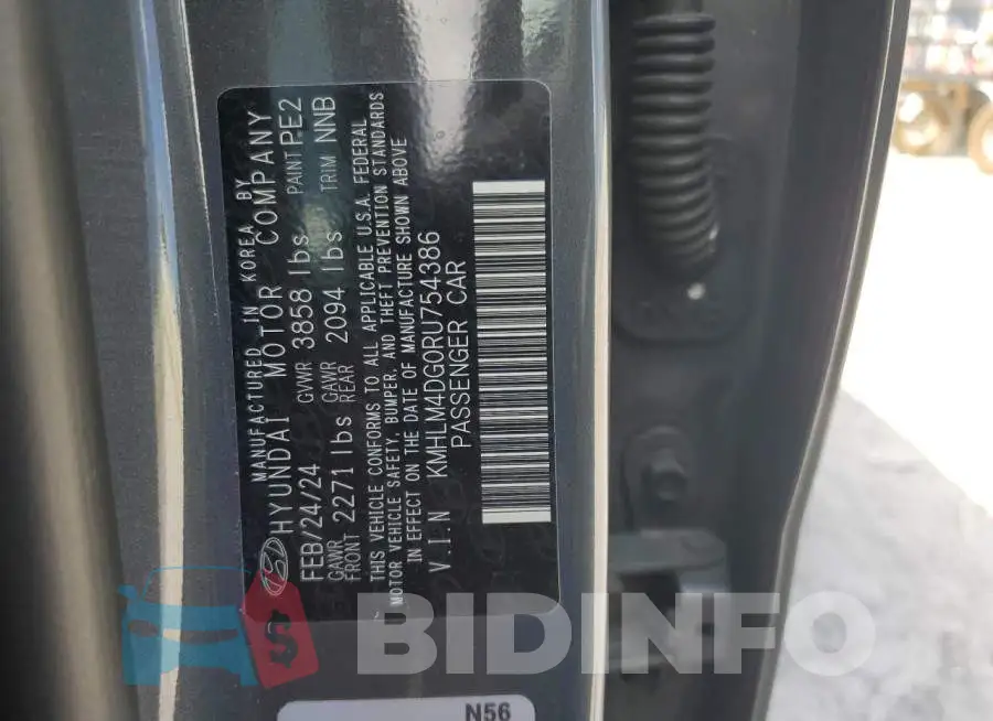 KMHLM4DG0RU754386 Photo# 12